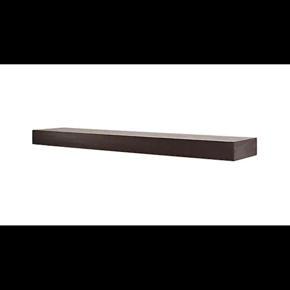 Wall Decor Dark Brown Wood Floating Shelf Poshmark